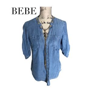 BEBE Denim Shirt